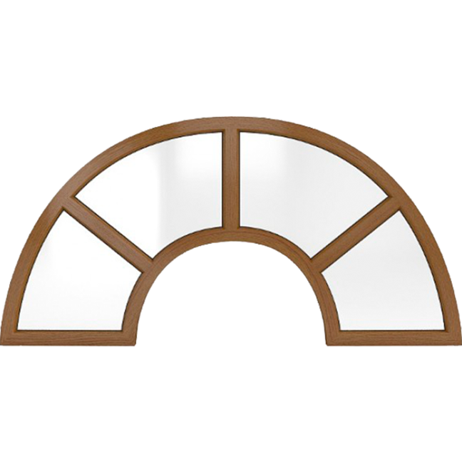 Полукруглое окно «Радуга»